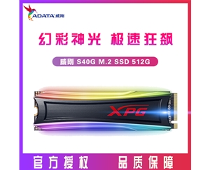 威剛XPG 龍耀S40G 512GB SSD固態(tài)硬盤M.2接口(NVMe協(xié)議)