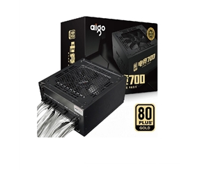 愛國者（aigo）電競700 額定700W 全模組電腦電源（透明鍍錫全模組線/全電壓金牌/五年質(zhì)保/靜音風扇）