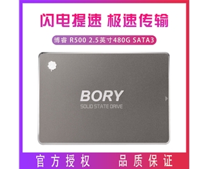 BORY博睿 R500 2.5英寸 480G SATA3 臺式機 筆記本 SSD 固態(tài)硬盤