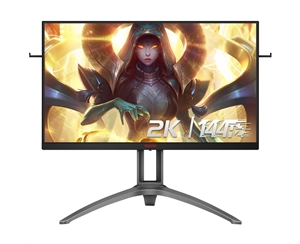 AOC AG273QXE 27英寸2K顯示器 144Hz 1ms 游戲電競顯示屏 HDR400 升降旋轉 液晶電腦顯示屏幕